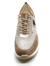 Afbeelding in Gallery-weergave laden, 131-15-004 Dames Veterschoenen  Comfort Waldlaufer 908009-420-245 Middenbeige Wijdte H (295)
