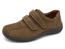 Afbeelding in Gallery-weergave laden, 222-13-002 Heren Klittenband Schoenen Sportief Waldlaufer 478301-191-055 Donkerbeige Wijdte H (2083)
