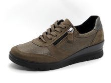 Afbeelding in Gallery-weergave laden, 131-19-010 Dames Veterschoenen  Comfort Aco 0860-9308-0057 Donkerbeige  (332)
