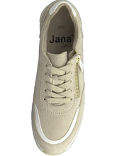 Afbeelding in Gallery-weergave laden, 133-15-002 Dames Veterschoenen  Sneaker Jana 23767-400 Middenbeige Wijdte H (1330)
