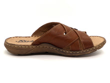 Afbeelding in Gallery-weergave laden, 263-25-002 Heren Open Slippers Mode Rieker 22090-25 Middenbruin  (2472)
