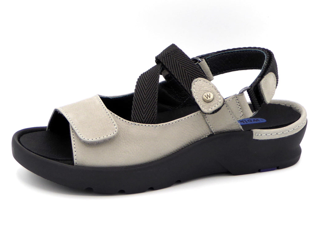 152-87-001 Dames Sandalen Sportief Wolky Lisse 0392511-206 Lichtgrijs  (1316)