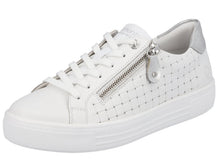 Afbeelding in Gallery-weergave laden, 133-01-006 Dames Veterschoenen  Sneaker Remonte D0916-81 Wit  (122)
