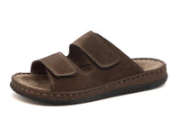 261-29-001 Heren Open Slippers Comfort Rohde 6240-72 Donkerbruin  (2425)