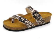 Afbeelding in Gallery-weergave laden, 164-27-001 Dames Open Slippers Teenslippers Lily Fashion 0468 Middenbruin  (166)
